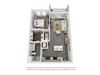 A1 Floor Plan A1 - 1 Bed, 1 Bath, 685 Sq.Ft. Floor Plan at Mason Augusta, Augusta